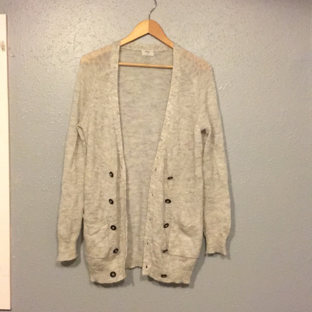Madewell Gray Cardigan size M